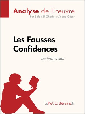cover image of Les Fausses Confidences de Marivaux (Analyse de l'oeuvre)
